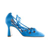 Secondhand Le Memoire Satin Laced Up Pump - '20s