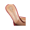 second hand Les Tropeziennes Red Suede Crystal Heel Pointed Mules- '00s