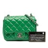 Chanel Mini Square Classic Patent Single Flap Secondhand