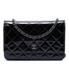 Chanel CC Quilted Patent Wallet On Chain Secondhand