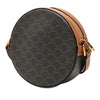 Celine Triomphe Coated Canvas Round Purse on Strap Secondhand