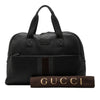 Gucci Web Leather Travel Bag Secondhand