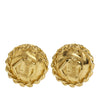 Chanel Gold Plated Mademoiselle Clip On Earrings Secondhand