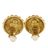 Chanel Gold Plated Mademoiselle Clip On Earrings Secondhand