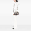 Burberry Smoke Check Coated Canvas Heathcliff Satchel Secondhand