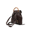 Gucci Mini Calfskin Bamboo Drawstring Backpack Secondhand