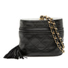 Chanel Quilted Lambskin Tassel Vanity Case with Chain Secondhand