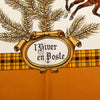 Hermès L Hiver En Poste Silk Scarf 90 Secondhand