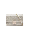 Dior Metallic Crinkled Calfskin Cannage Miss Dior Promenade Wallet on Chain Secondhand