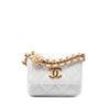 Chanel Quilted Caviar Twist Your Buttons Flap Chain Belt Bag Secondhand
