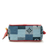 Louis Vuitton Monogram Denim Patchwork Beach Pouch Secondhand