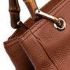 Gucci Small Calfskin Bamboo Shopper Satchel Secondhand