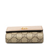 Gucci Bicolor GG Marmont Calfskin and GG Supreme Wallet Secondhand