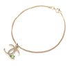 Chanel CC Gold Plated Crystal Bracelet Secondhand