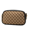 Gucci Small GG Marmont Matelasse GG Canvas and Leather Crossbody Secondhand