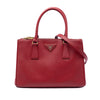 Prada Medium Saffiano Galleria Double Zip Satchel Secondhand