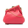 Fendi Nano Shiny Nappa First Bag Charm Crossbody Secondhand