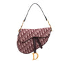 Dior Mini Oblique Canvas Saddle Bag Secondhand