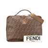 Fendi Zucca Coated Canvas Karligraphy Travel Bag Secondhand
