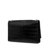 Saint Laurent Medium Croc Embossed Leather Monogram Kate Tassel Crossbody Secondhand