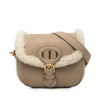 Dior Small Suede Shearling Bobby Crossbody Secondhand