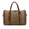 Secondhand Gucci Medium GG Canvas Lady Web Boston Bag