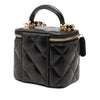 Chanel Mini Quilted Lambskin Top Handle Vanity Case With Chain Secondhand