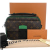 Louis Vuitton Monogram Macassar S Lock Messenger Bag Secondhand