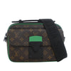 Louis Vuitton Monogram Macassar S Lock Messenger Bag Secondhand