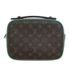 Louis Vuitton Monogram Macassar S Lock Messenger Bag Secondhand