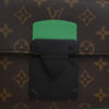 Louis Vuitton Monogram Macassar S Lock Messenger Bag Secondhand
