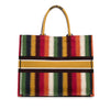 Secondhand Dior Large Striped Book Tote