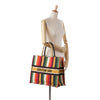 Secondhand Dior Large Striped Book Tote