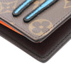 Louis Vuitton Monogram Embroidered Cartoon LV Friends Brazza Wallet Secondhand