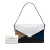 Celine Multicolor Leather and Pony Hair Diamond Shoulder Bag Secondhand