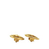 Chanel CC Gold Plated Twisted Round Clip on Earrings Secondhand