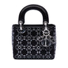 Dior Mini Velvet Cannage Strass Embellished Lady Dior Secondhand