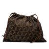Fendi Zucca Canvas Drawstring Pouch Secondhand
