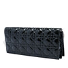 Dior Patent Cannage Lady Dior Clutch with Chain Secondhand