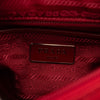 Prada Saffiano Trimmed Tessuto Zip Buckle Messenger Bag Secondhand