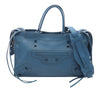 Balenciaga Calfskin Motocross Blackout City Satchel S Secondhand