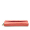 Secondhand Dior Patent Cannage Lady Dior Wallet On Chain
