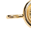Chanel CC Gold Plated Leather Woven Chain Triple Medallion Belt Secondhand