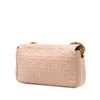 Secondhand Fendi Zucca Embossed Leather Chain Midi Baguette