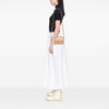 Secondhand Fendi Zucca Embossed Leather Chain Midi Baguette