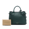 Burberry Medium Leather and House Check Banner Satchel Secondhand