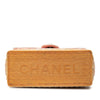 Chanel Quilted Cotton and Jute Espadrille Chain Flap Secondhand