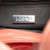LOEWE Suede Trimmed Calfskin Half Moon Hobo Secondhand