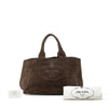 Prada Large Suede Canapa Logo Tote Secondhand