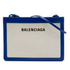 Balenciaga Canvas Navy Pochette Crossbody Secondhand